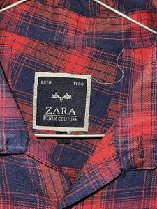 Classic Red &amp; Blue Plaid Shirt