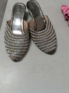 Embellished Wedge Heels