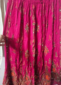rani pink ethnic skirt