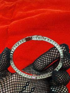 Exquisite Baguette Diamond Bangle Bracelet