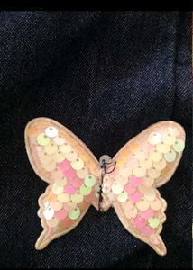 Cute Butterfly Crop Top &amp; Cargo Pants