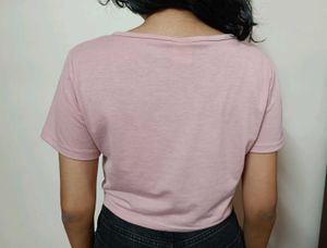 Solid Drawstring Ruched Top