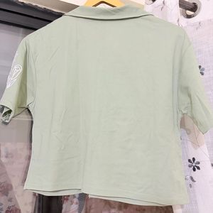 New Ajio Printed Crop Top- not used