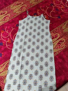 Light Blue Printed Kurta