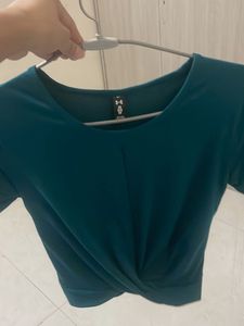 Teal Activewear Top