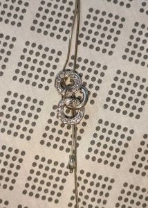 Linked Circles Necklace- adjustable chain