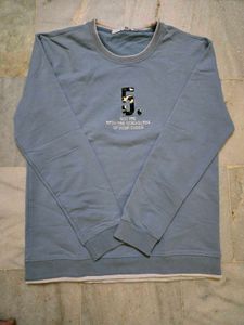 Blue Graphic Sweatshirt