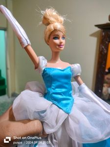 Cindrella Gown For Barbie Doll