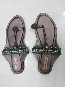 Embellished Flat Sandals