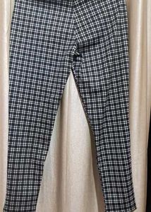 Black & White Plaid Pants