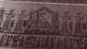 Dhola Maru Printed Saree