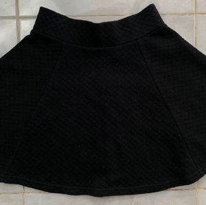 Black Flared Skirt