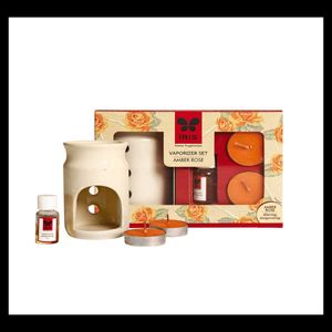 Ceramic Oil Burner Diffuser with Candle