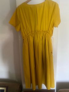 Autograph Vibrant Yellow Casual Dress