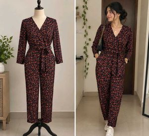 Brand New Heart Print Jumpsuit