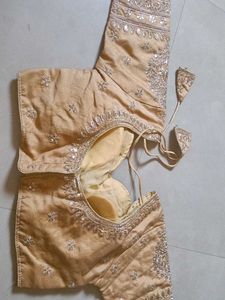 Embellished golden Blouse