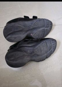 Black Velcro Sneakers for Kids uk 12