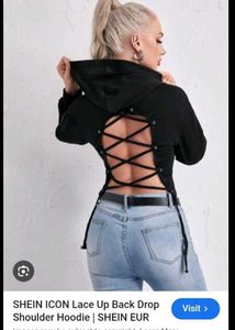 Black Corset Hoodie