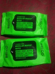 BECO BAMBOO BASED MICELLAR MAKEUP WIPES