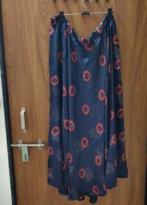 Stunning Blue Floral Print lehnga