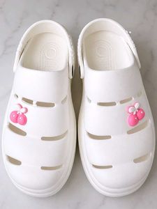 Cute Cherry Clog Style Sandals