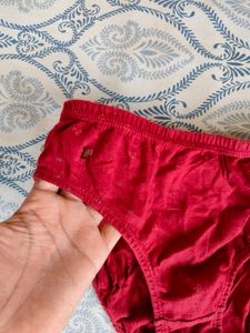 Red Cotton Briefs