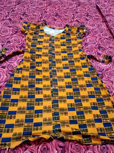 Checkered Casual Dress