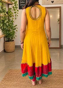 Vibrant Yellow Embroidered Kurta Set