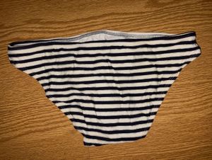 Striped Bikini Bottoms/Brief/Panty