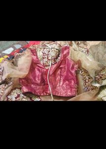 Embroidered Dress Material Saree Lehenga