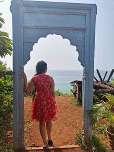Red Floral Summer Dress