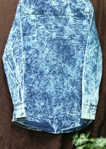 Denim Shirt fancy style/Rhinestone/Unique