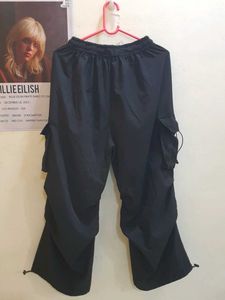 ⛰️Treakking Parachute Black Cargo Pants