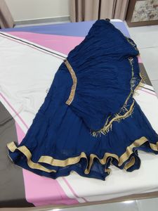 Wedding Ethnic Dress/Gown In Royal Blue
