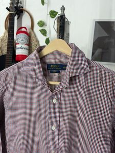 Ralph Lauren check boxy shirt.