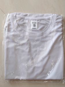 Men's Tshirt White Color Half Hand..