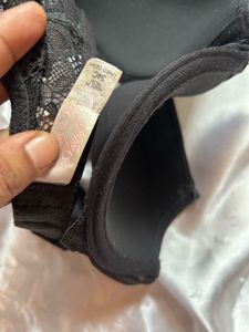 Victoria's Secret Black Lace Bra &amp; Panty Set
