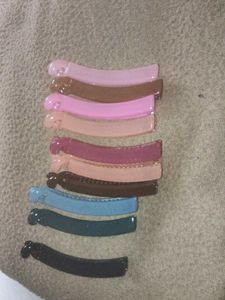 Pack of 10 multicolour banana clip