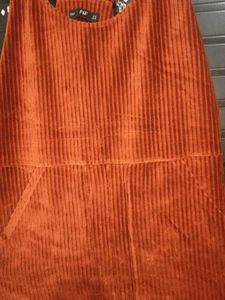 Corduroy Overall Dress/ pinafore