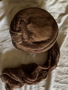 Turban and Dupatta with Gold Trim