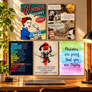 Set of 5 Motivational Wall Posters | Inspirational
