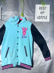 Varsity Jacket with "V" Patch