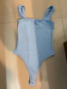 Light Blue Bikini Top/ romper suit