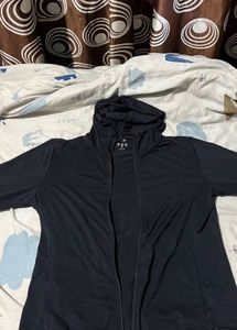gym hood compression t shirt