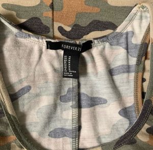Camouflage Tank Dress