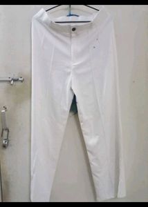 White Wide Leg Pants