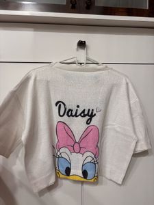 Daisy Duck Graphic Knit Top