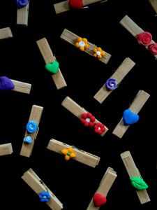 Wooden Clips For Decoration (Any 5 Pieces)
