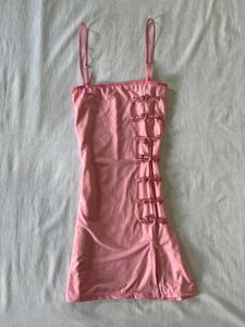 Vintage Pink Micro Mini Dress