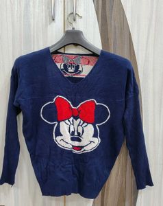 Minnie Mouse V-Neck Sweater